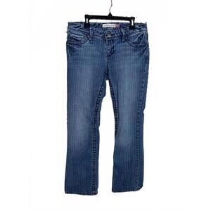 Retro Y2K Aeropostale striped Chloe Bootcut Jeans Size 9/10